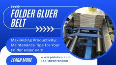 A Folder Gluer Belt is specially engineered to carry and guide carton blanks through a complex series of folding, gluing, and pressing stages within the gluing machine. Unlike conventional conveyor belts, folder gluer belts are designed for precise gripping, high flexibility, and excellent abrasion resistance—qualities essential in fast-moving and demanding environments.