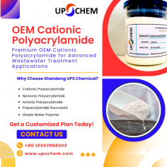 Shandong UPS Chemical Co., Ltd. provides high-quality OEM Cationic Polyacrylamide solutions designed for efficient wastewater treatment and industrial sludge dewatering. With excellent flocculation performance, fast dissolution, and strong particle adsorption capability, OEM Cationic Polyacrylamide is widely used in municipal sewage treatment, paper making, mining, and oilfield applications.