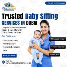 Looking for a reliable babysitter in Dubai Marina who can provide attentive and caring support for your children? Our professional childcare solutions are designed to help busy families enjoy peace of mind. From flexible scheduling to experienced caregivers, every service focuses on safety, comfort, and child development. Whether you need daily assistance, evening care, or occasional support, trusted babysitter Dubai professionals are ready to help with confidence.