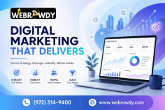 Discover how WebRowdy helps businesses grow with professional SEO, PPC, social media, and website marketing solutions. Improve online visibility, attract customers, generate quality leads, and build a stronger digital presence. Our customized strategies support better engagement, higher conversions, and long-term business success. Call (972) 314-9400.