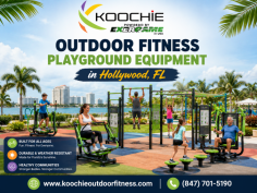Koochie Outdoor Fitness provides outdoor fitness playground equipment in Hollywood, FL, for parks, schools, residential communities, recreation centers, fitness trails, and public wellness spaces. Explore durable outdoor exercise stations designed to support strength, flexibility, balance, mobility, cardio activity, and full-body movement. The equipment can help facilities create engaging, accessible workout areas for children, teens, adults, seniors, and users with different fitness abilities. Call (847) 701-5190 to learn more about suitable outdoor fitness solutions.