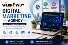 WebRowdy is a results-driven digital marketing agency providing SEO, PPC, social media, website marketing, and lead generation solutions. Our customized strategies improve online visibility, attract qualified customers, increase conversions, and support long-term business growth. We help brands build stronger digital connections and achieve measurable marketing results. Call (972) 314-9400.