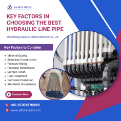 Key Factors in Choosing the Best Hydraulic Line Pipe
Selecting the right Hydraulic Line Pipe is essential for ensuring the safety, efficiency, and long-term performance of hydraulic systems. Whether used in construction machinery, industrial automation, agricultural equipment, or automotive applications, a high-quality hydraulic line pipe must withstand high pressure, resist corrosion, and deliver consistent fluid flow. Shandong Baokun Metal Material Co., Ltd. provides premium SAE J524 seamless hydraulic line pipes engineered to meet demanding industrial requirements with precision and reliability. Their cold-drawn seamless tubing is designed for superior strength, excellent dimensional accuracy, and dependable performance in high-pressure environments.
Key Factors to Consider When Choosing a Hydraulic Line Pipe
1. Material Quality:
Choose high-grade carbon steel or stainless steel that offers excellent mechanical strength, durability, and resistance to wear and corrosion.
2. Seamless Construction:
Seamless hydraulic line pipes eliminate weld seams, reducing the risk of leakage while providing higher pressure resistance and structural integrity.
3. Pressure Rating:
Ensure the pipe can safely handle your system's operating pressure with an adequate safety margin for demanding hydraulic applications.
4. Precision Dimensions:
Tight tolerances on outside diameter, wall thickness, and straightness ensure easy installation, leak-free connections, and consistent system performance.
5. Surface Finish:
A smooth internal surface minimizes fluid resistance, reduces seal wear, and improves hydraulic efficiency.
6. Heat Treatment:
Stress-relieved or annealed hydraulic tubes provide better flexibility, fatigue resistance, and long-term stability under cyclic loading.
7. Corrosion Protection:
Surface treatments such as phosphating and protective oil coatings extend service life in harsh operating environments.
8. Standards Compliance:
Select products that comply with recognized standards such as SAE J524, DIN 2391, and EN 10305-4 to ensure compatibility and dependable quality.
Why Choose Shandong Baokun Metal Material Co., Ltd.?
Shandong Baokun Metal Material Co., Ltd. manufactures precision Hydraulic Line Pipe solutions that combine advanced production technology with strict quality control. Their SAE J524 seamless hydraulic tubing features high-pressure performance, excellent bending capability, customizable dimensions, and reliable corrosion resistance for diverse hydraulic systems. With consistent quality and global standard compliance, Baokun delivers dependable solutions for customers seeking durable, high-performance hydraulic line pipes that maximize system safety, efficiency, and service life.
Click here https://tinyurl.com/ms9y3x4e to read more about Hydraulic Line Pipe. Also, give us a call now at +86 15763576989 or email us at info@sdbkmetal.com
