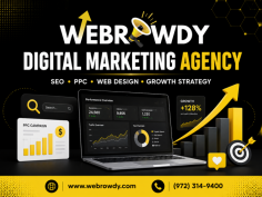 WebRowdy is a results-driven digital marketing agency helping businesses strengthen their online presence, attract qualified leads, and increase conversions. From SEO and PPC to website marketing and online reputation strategies, WebRowdy delivers customized solutions focused on measurable growth and long-term success. Call (972) 314-9400 to learn more.