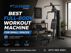 Find the best full-body workout machine for small spaces with compact fitness equipment from Motion Fitness. Explore space-saving options for apartments, home gyms, fitness studios, school workout rooms, and small commercial facilities. Build strength, improve conditioning, and enjoy more exercise variety without overcrowding your space. Call (877) 668-4664 to learn more.