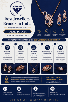 Opal Touch is proud to be recognized among the best jewellery brands in India, offering premium fashion jewellery that blends timeless elegance with modern craftsmanship. From stunning necklaces and earrings to rings, bangles, and bridal collections, every piece is designed for exceptional quality and lasting beauty.