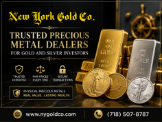 New York Gold Co. is a trusted choice among precious metal dealers, offering investment-grade gold, silver, platinum, and palladium bars and coins from recognized mints. Buyers can explore a wide selection of bullion products suited to different investment goals, with transparent pricing and knowledgeable assistance. Call (718) 507-8787 for current availability and product support.