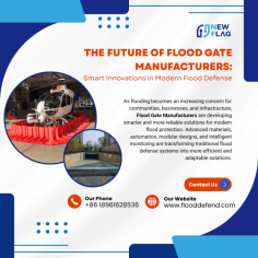 The Future of Flood Gate Manufacturers: Smart Innovations in Modern Flood Defense
Flooding continues to threaten communities, businesses, and critical infrastructure across the world. As extreme weather events become more common, Flood Gate Manufacturers are embracing new technologies to develop stronger, smarter, and more reliable flood protection systems. The future of flood defense depends on innovation, automation, and sustainable engineering that can effectively reduce the impact of rising water levels.
Newflag Technology Co., Ltd. is contributing to this evolution by providing advanced flood protection solutions designed to meet modern safety requirements. Through continuous research and product development, manufacturers are transforming traditional flood barriers into intelligent systems that offer greater efficiency and long-term protection.
Key Innovations Shaping the Future of Flood Gate Manufacturers
1. Automated Flood Protection Systems
Modern flood gates can automatically deploy when water levels increase. This technology reduces response time and provides immediate protection during emergencies.
2. Smart Monitoring Technology
Advanced sensors and remote monitoring systems allow property owners to track water levels in real time. Early warning systems help improve decision-making and minimize potential damage.
3. Durable and Corrosion-Resistant Materials
Leading Flood Gate Manufacturers are using high-quality materials such as aluminum alloys and stainless steel to improve durability, extend product lifespan, and reduce maintenance costs.
4. Customized Flood Defense Solutions
Every property has unique protection requirements. Manufacturers are now offering customized flood gates for residential buildings, commercial facilities, industrial sites, underground garages, and public infrastructure.
5. Sustainable and Eco-Friendly Designs
Environmental responsibility is becoming a priority. Reusable components, energy-efficient manufacturing processes, and long-lasting materials are helping create more sustainable flood protection systems.
6. Modular and Easy-to-Install Structures
Modern flood gates are designed for faster installation and greater flexibility. Modular systems can be expanded or modified to meet changing flood protection needs.
Newflag Technology Co., Ltd. continues to develop innovative solutions that help communities strengthen their flood defense strategies. Visit https://tinyurl.com/yc5as7nf and call now at +86 18961628536 or email us at lucy@newflagtech.com to explore advanced products designed for the future of flood protection.