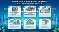The latest UK immigration policy updates focus on Andy Burnham’s comments about proposed 10-year ILR changes, existing visa holders and migrant workers. His remarks suggest that care workers and people already contributing to the UK economy could receive consideration, although final settlement rules have not yet been confirmed.