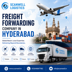Looking for a reliable freight forwarding company in Hyderabad? We offer efficient and cost-effective freight forwarding solutions for businesses handling domestic and international shipments. Our services include air freight, sea freight, import and export documentation, customs clearance, cargo handling, and door-to-door logistics support. With a focus on timely delivery, secure transportation, and smooth shipment coordination, we help businesses manage their logistics with confidence. Whether you need regular commercial shipping or customized freight solutions, our experienced team is committed to providing dependable service tailored to your requirements. Contact us today for professional freight forwarding services in Hyderabad.