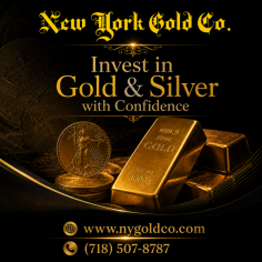 Explore investment-grade gold, silver, platinum, and palladium with New York Gold Co., experienced precious metal dealers offering a wide selection of bullion bars and coins. Whether you are expanding your holdings or buying precious metals for the first time, find options suited to different investment goals with competitive pricing and dependable service. Call (718) 507-8787 to learn more or discuss your precious metal needs.