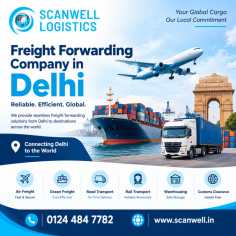 Partner with a trusted Freight Forwarding Company in Delhi for efficient domestic and international cargo transportation solutions. From air freight and ocean freight to customs clearance, warehousing, cargo consolidation, documentation, and end-to-end supply chain management, experienced logistics professionals provide customized services to meet your business requirements. With advanced shipment tracking, streamlined logistics operations, and a commitment to on-time deliveries, every shipment is managed with precision and care. Choose a dependable freight forwarding company in Delhi for cost-effective logistics solutions, secure cargo handling, and seamless global trade.
