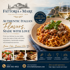 Enjoy an exceptional dining experience at a welcoming Italian Restaurant in Half Moon Bay, where traditional Italian recipes are prepared with fresh, high-quality ingredients. Savor handcrafted pasta, wood-fired pizzas, fresh seafood specialties, flavorful entrées, crisp salads, and classic Italian desserts in a warm and inviting atmosphere. Whether you're planning a romantic dinner, a family gathering, or a special celebration, attentive service and authentic flavors make every visit memorable. Choose an Italian restaurant in Half Moon Bay for delicious cuisine, genuine hospitality, and an unforgettable taste of Italy.
